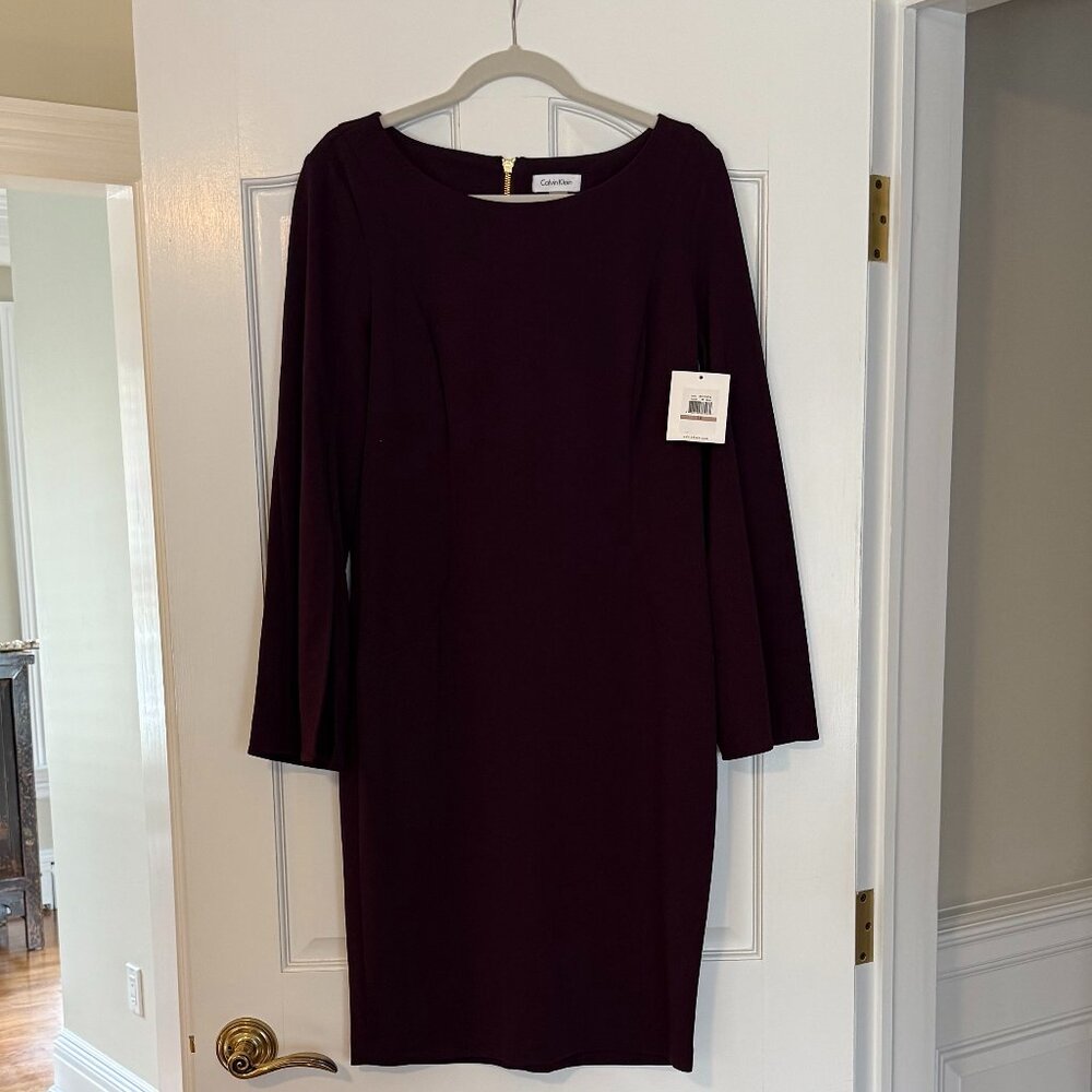 Calvin Klein Eggplant Dress